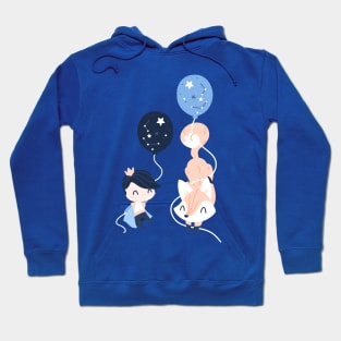 Little Prince and Fox Hoodie